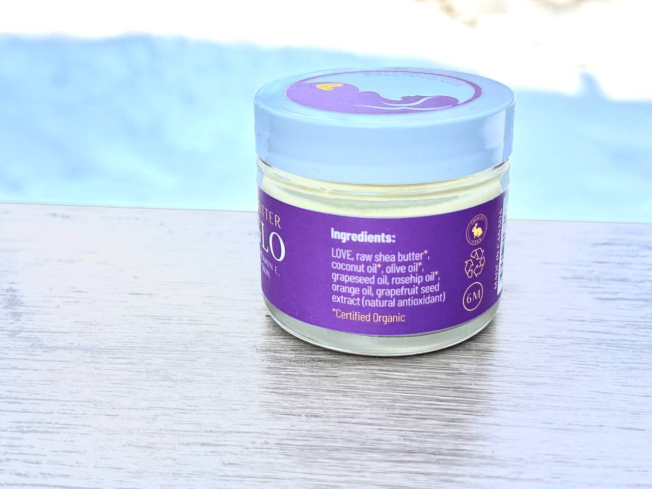 BellyGlo Stretch Mark Defense Butter – 60ml (2oz)